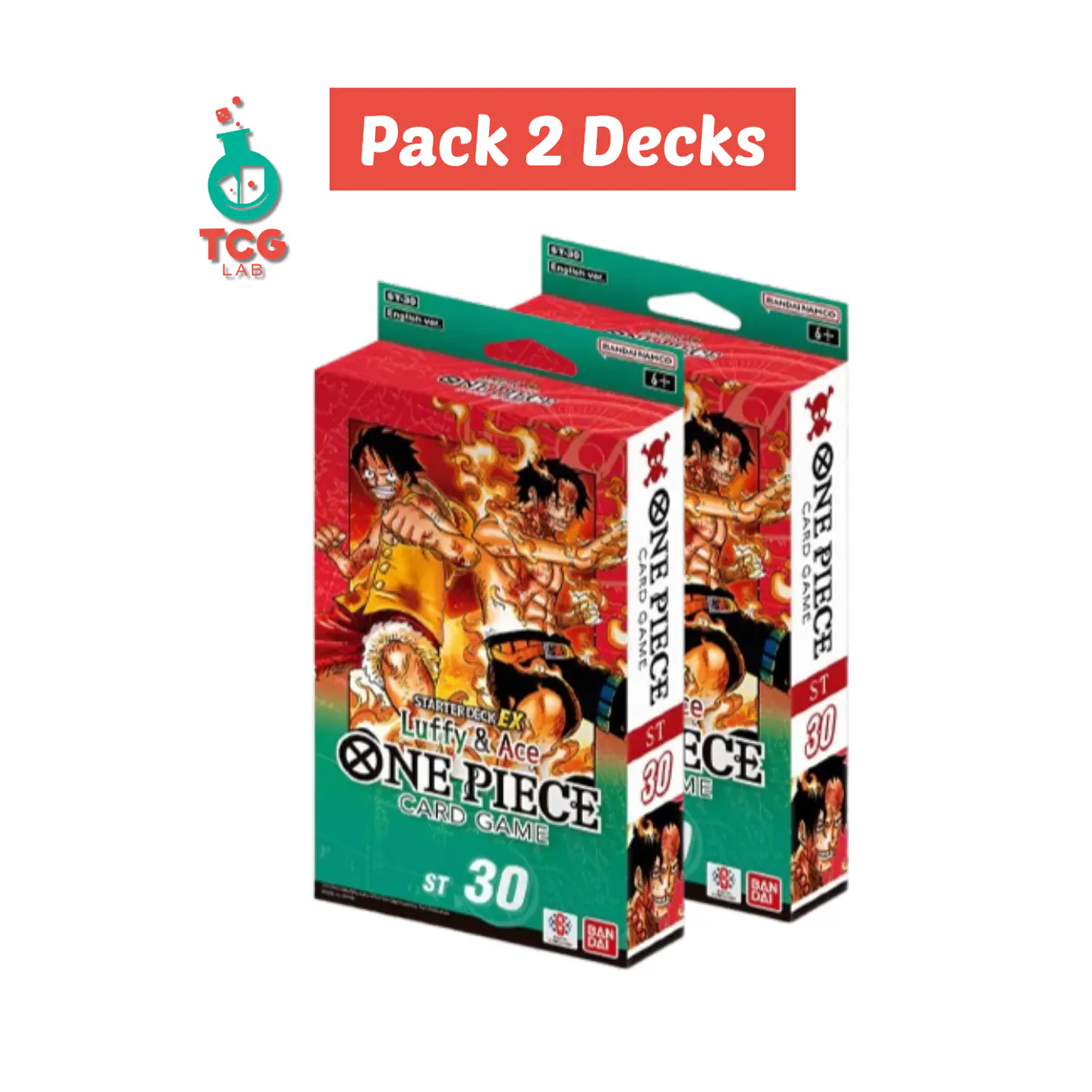 One Piece Card Game: ST22 Starter Deck EX Luffy & Ace x2