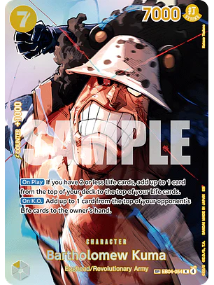 Bartholomew Kuma (EB04-054) - SP