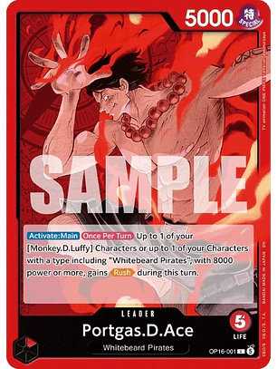 Portgas.D.Ace (OP16-001)