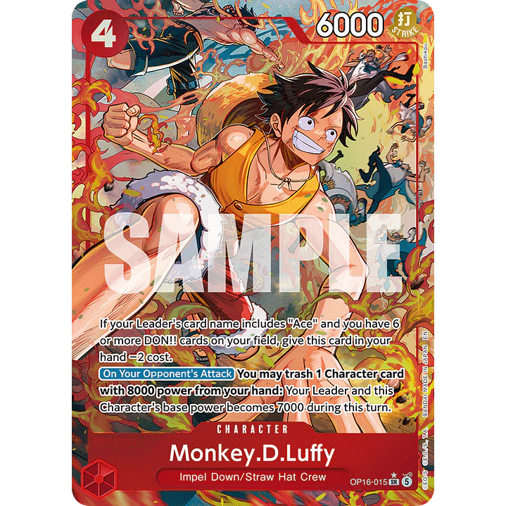 Monkey.D.Luffy (OP16-015) - Alternative-Art