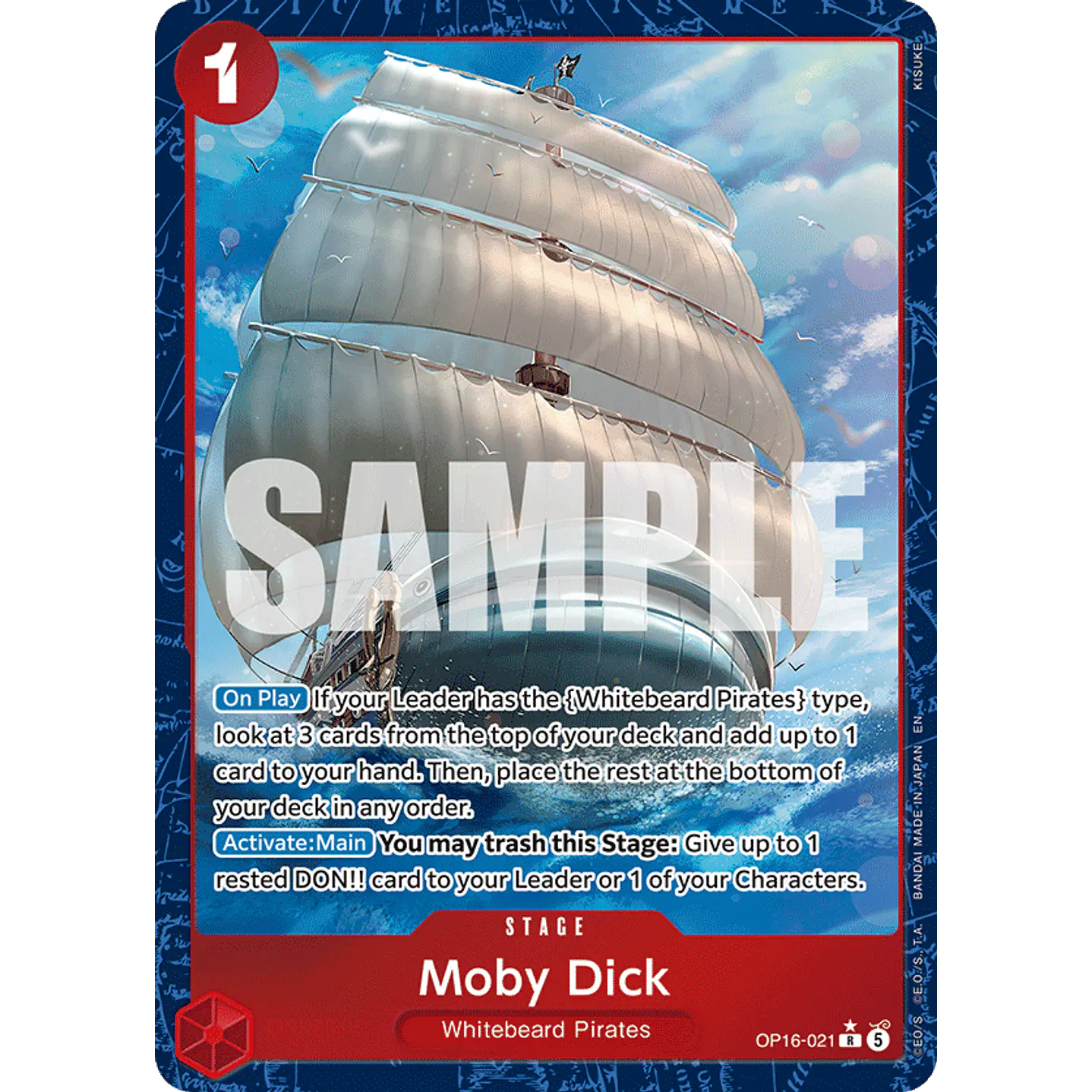 Moby Dick (OP16-021) - Alternative-Art