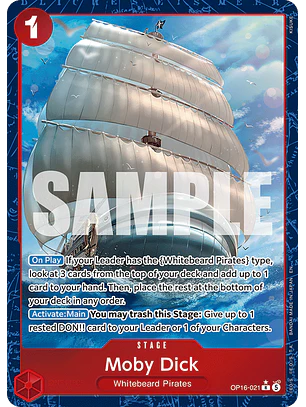 Moby Dick (OP16-021) - Alternative-Art