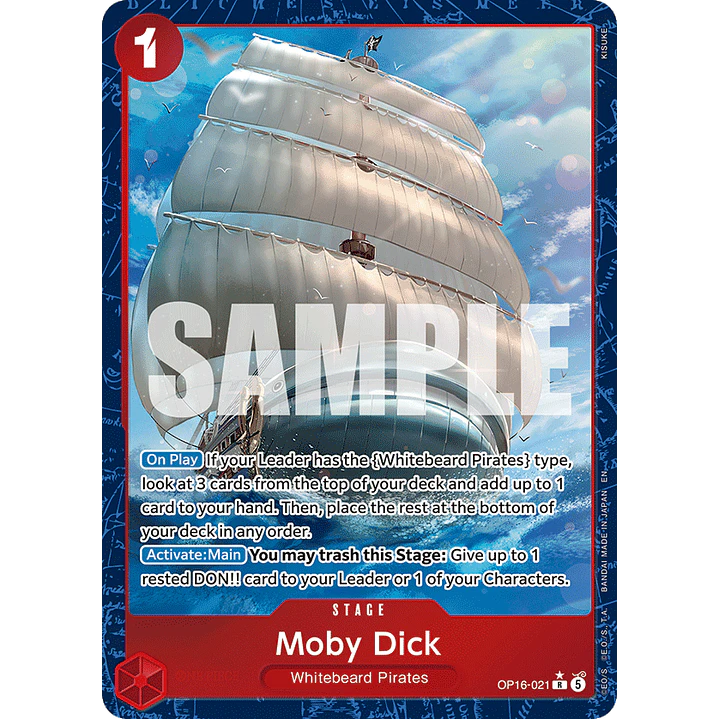 Moby Dick (OP16-021) - Alternative-Art
