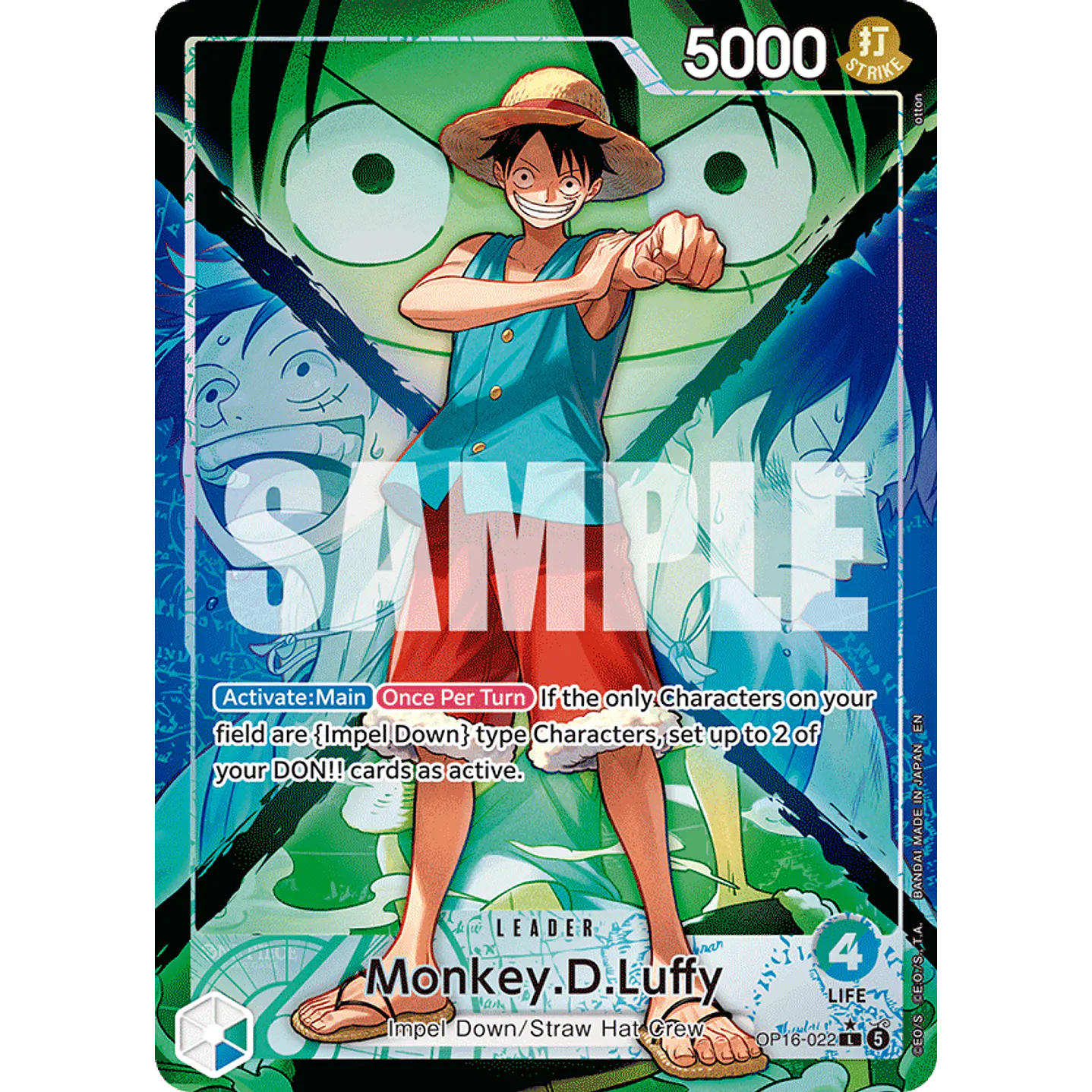 Monkey.D.Luffy (OP16-022) - Alternative-Art