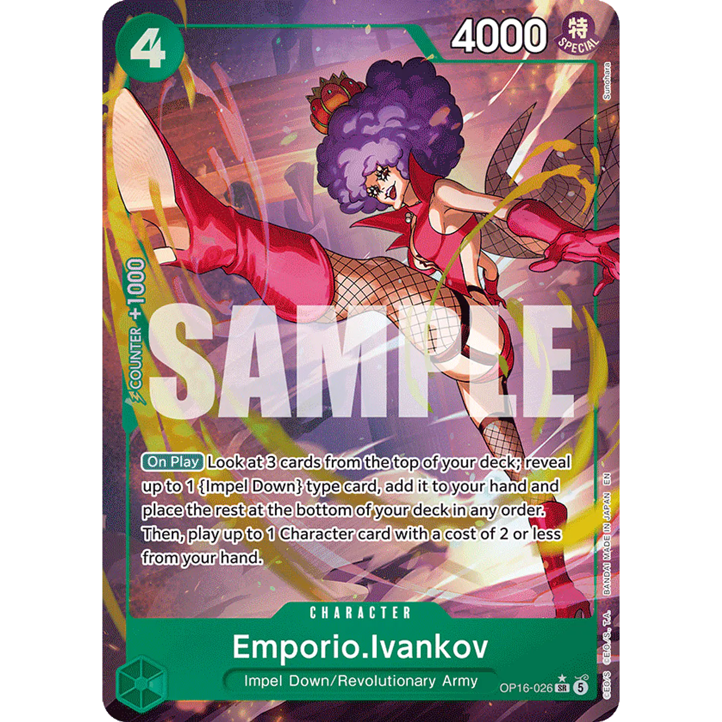 Emporio.Ivankov (OP16-026) - Alternative-Art