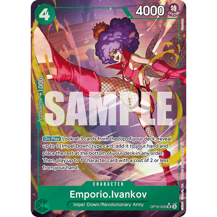 Emporio.Ivankov (OP16-026) - Alternative-Art