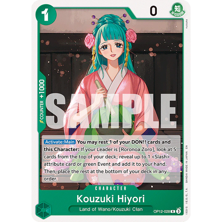 Kouzuki Hiyori (OP12-028) - ST32