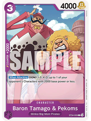Baron Tamago & Pekoms (ST34-005)