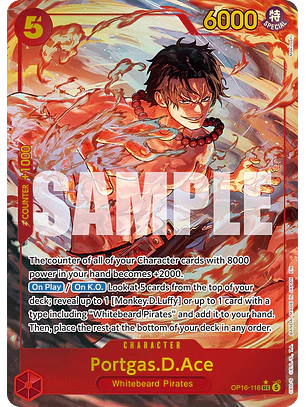 Portgas.D.Ace (OP16-118) - Alternative-Art