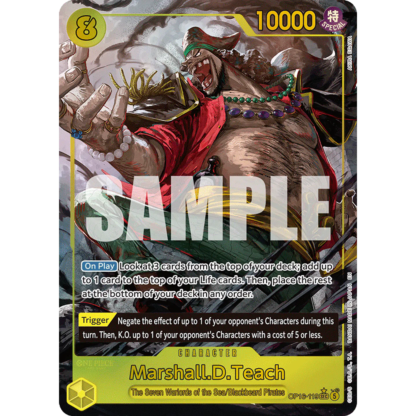 Marshall.D.Teach (OP16-119) - Alternative-Art