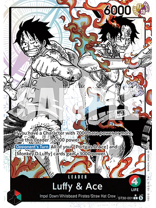 Luffy & Ace (ST30-001) - Alternative-Art