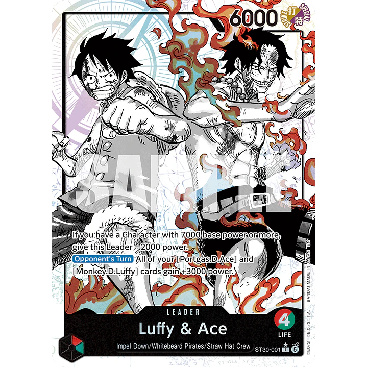 Luffy & Ace (ST30-001) - Alternative-Art