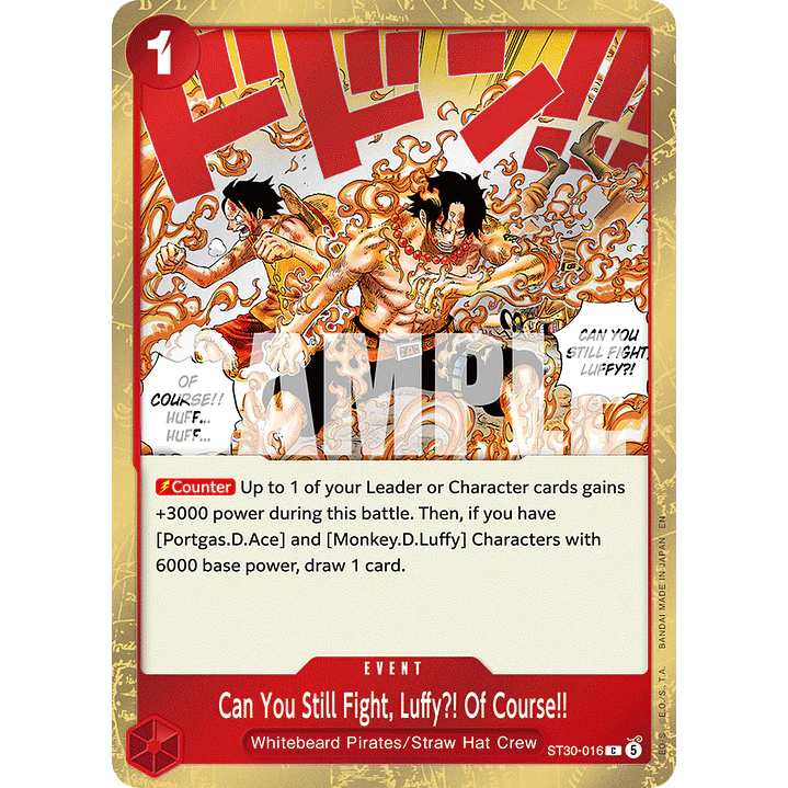 Can You Still Fight, Luffy?! Of Course!! (ST30-016)