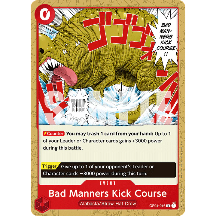 Bad Manners Kick Course (OP04-016) - ST31