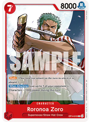 Roronoa Zoro (OP14-015) - ST31