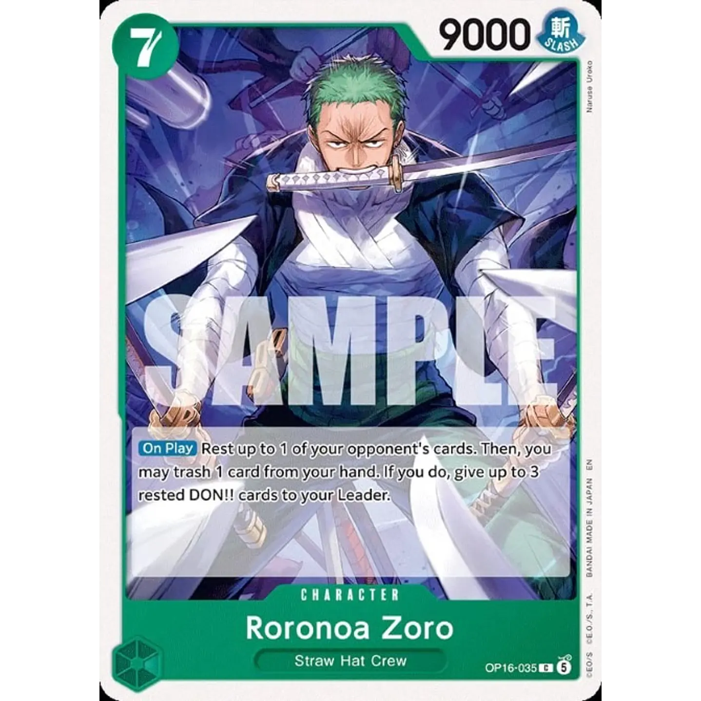 Roronoa Zoro (OP16-035)