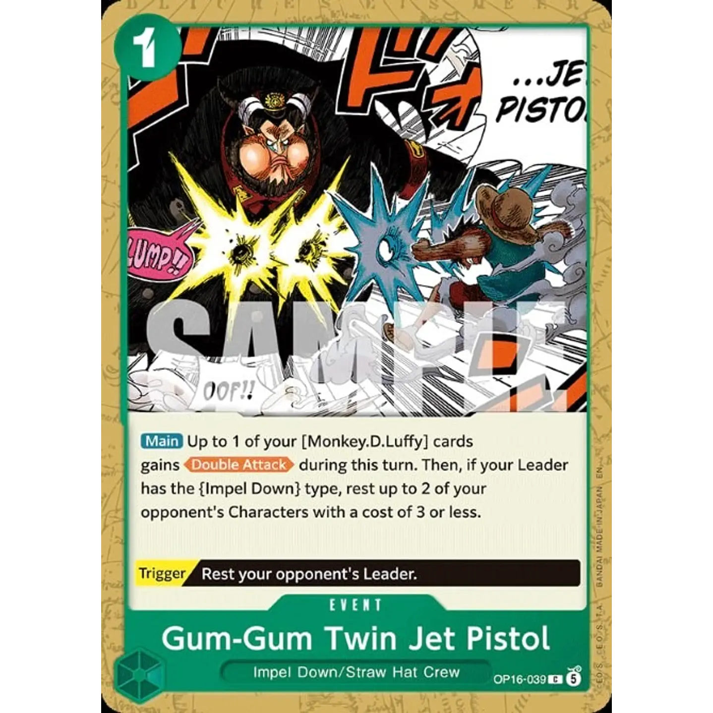 Gum-Gum Twin Jet Pistol (OP16-039)