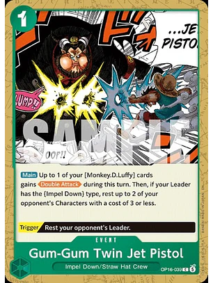 Gum-Gum Twin Jet Pistol (OP16-039)