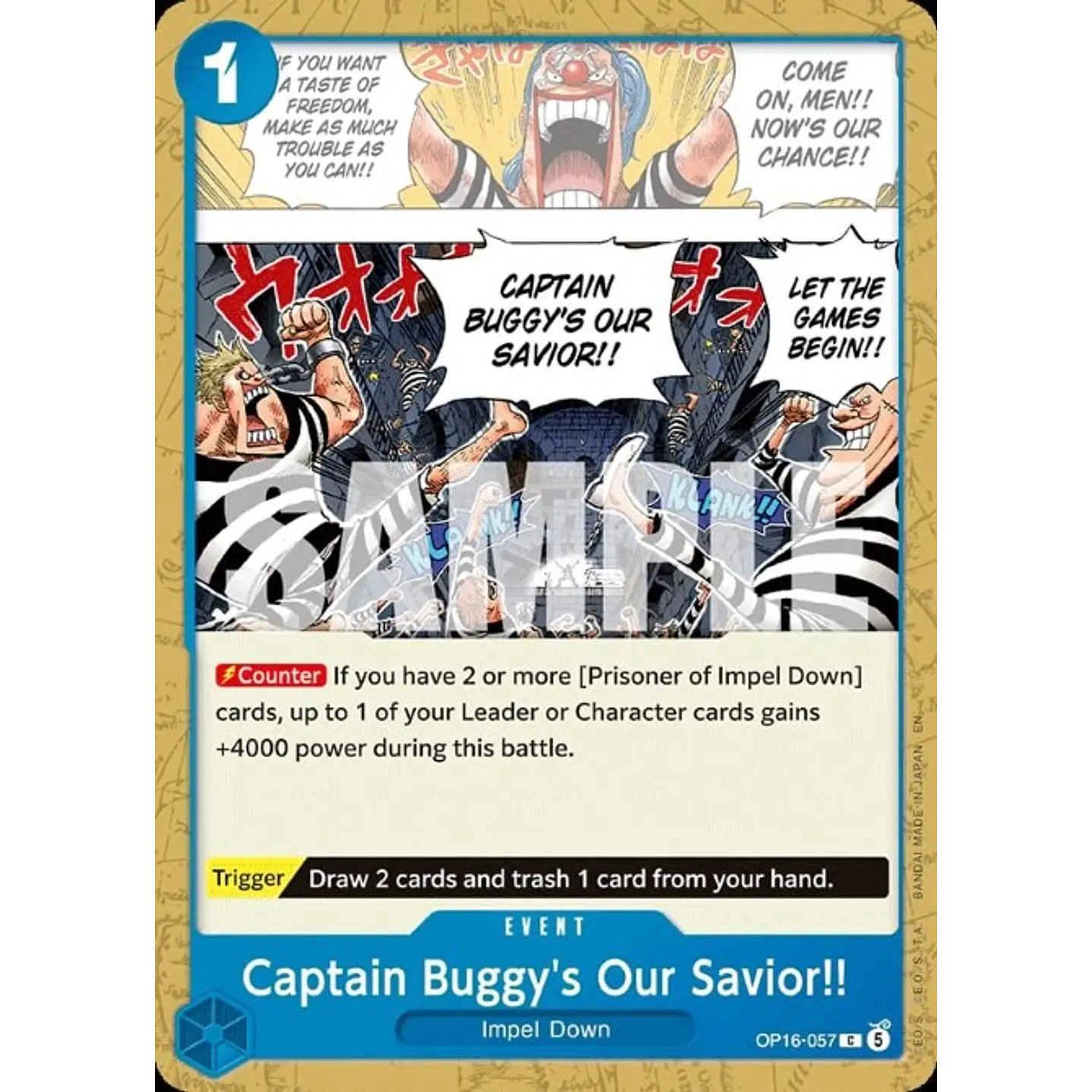 Captain Buggy's Our Savior!! (OP16-057)