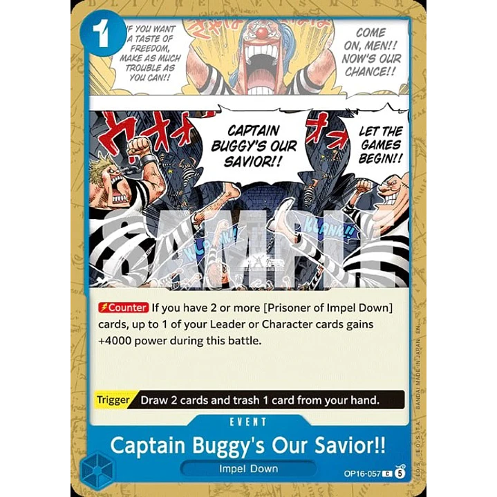 Captain Buggy's Our Savior!! (OP16-057)