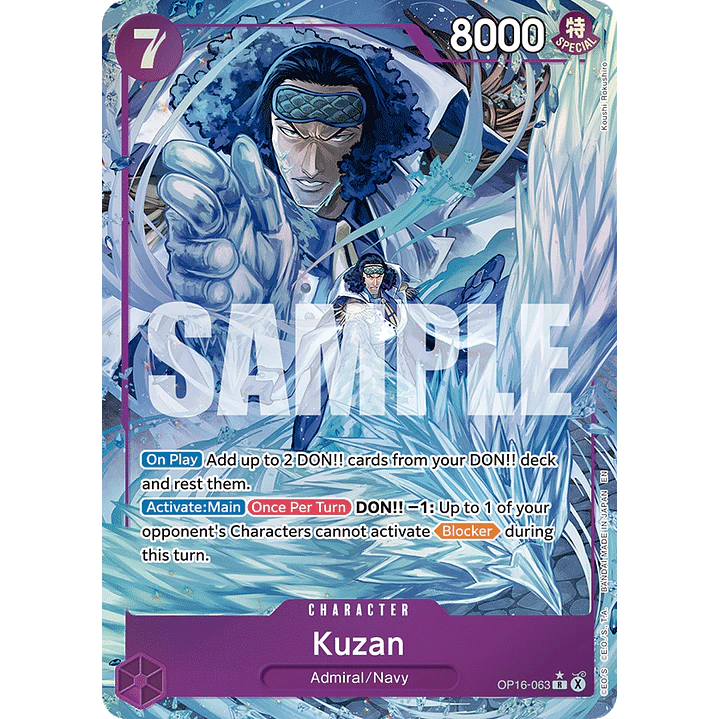 Kuzan (OP16-063) - Alternative-Art