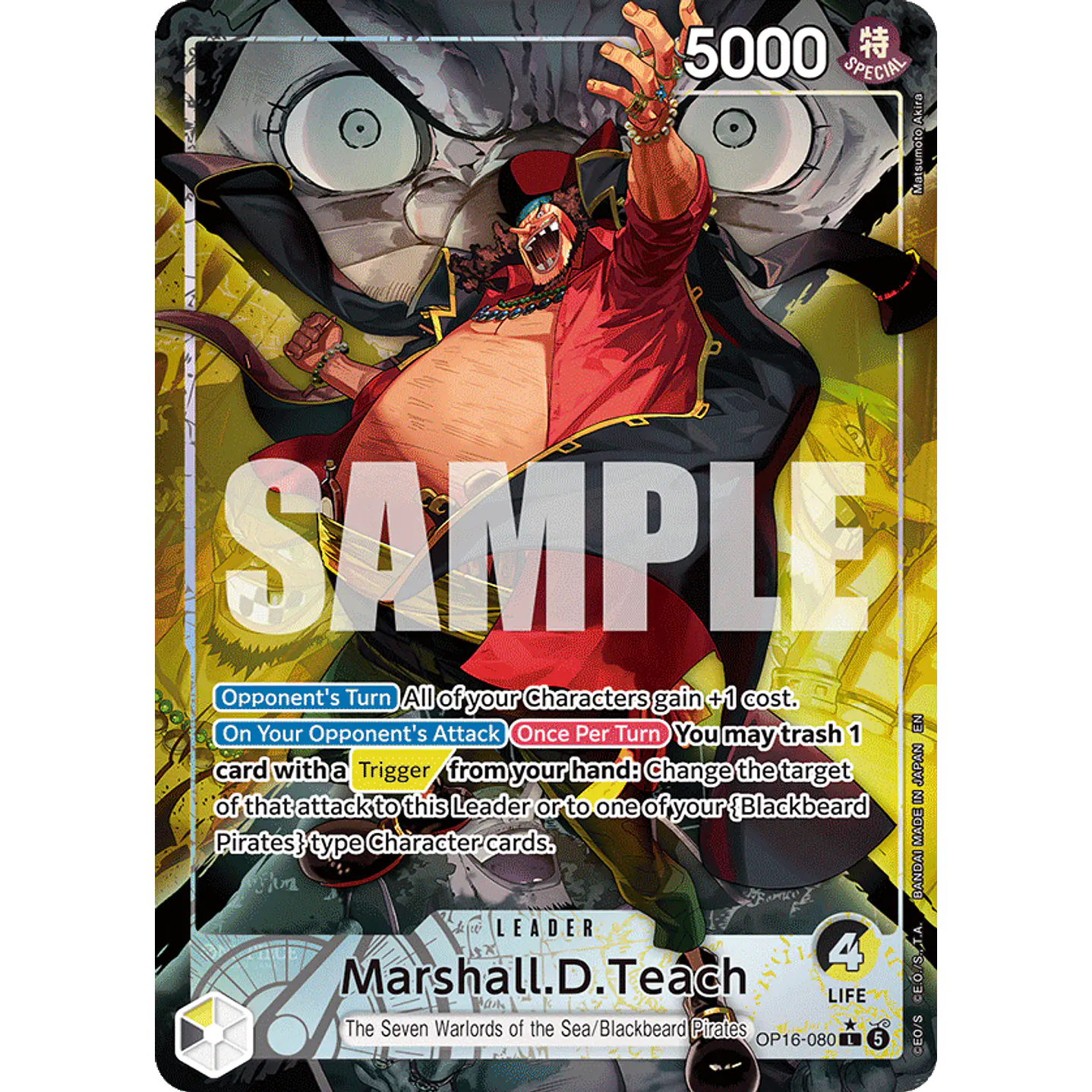 Marshall.D.Teach (OP16-080) - Alternative-Art