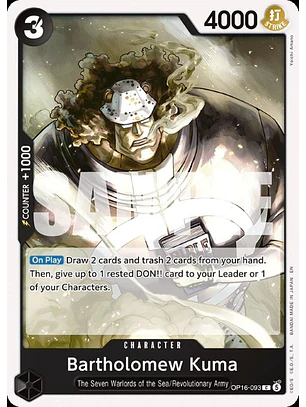 Bartholomew Kuma (OP16-093)