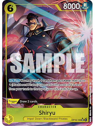 Shiryu (OP16-108) - Alternative-Art
