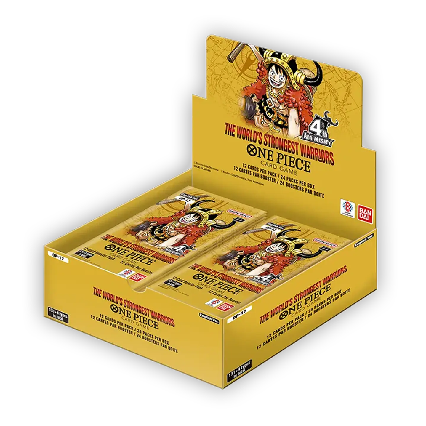 [PREVENTA] One Piece Card Game: OP17 THE WORLD’S STRONGEST WARRIORS Booster Display