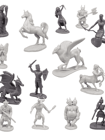 Miniaturas Rol D&D Adventure Terrain Fantasy Creatures Series 1 4