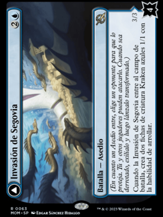 Invasion of Segovia // Caetus, Sea Tyrant of Segovia | SP | FOIL 1