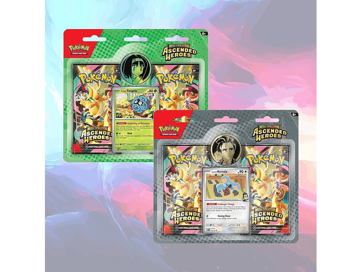 POKEMON TCG MEGA EVOLUTION - ASCENDED HEROES COLLECTION - ERIKA/LARRY ESPAÑOL 2