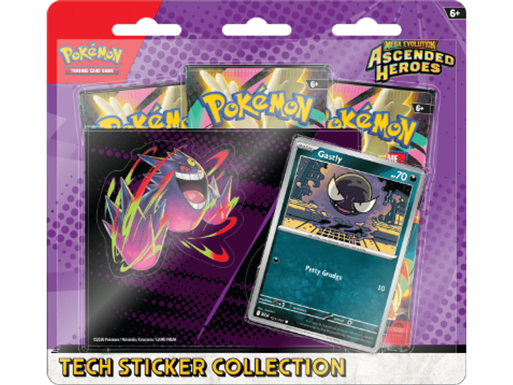 Pokemon TCG Mega Evolution - Ascended Heroes Tech Sticker Collection Español 3