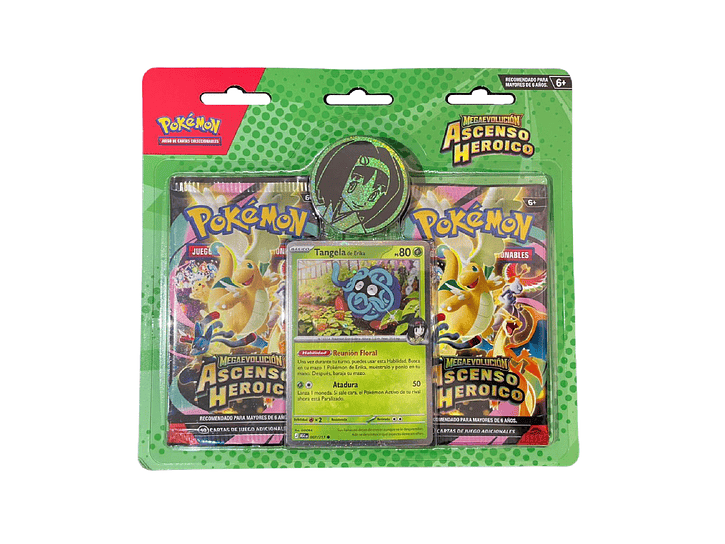 POKEMON TCG MEGA EVOLUTION - ASCENDED HEROES COLLECTION - ERIKA/LARRY ESPAÑOL 1