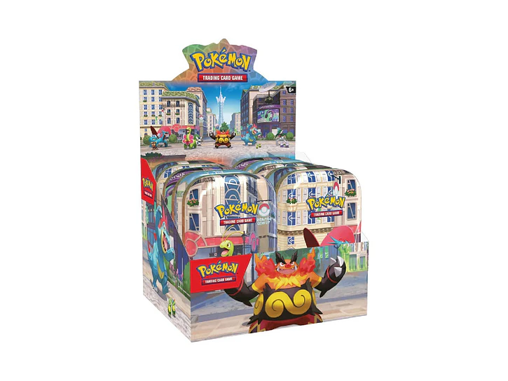 POKEMON TCG LUMINOSE CITY MINI TIN INGLÉS  [5 Unidaes]  [Pre Venta] 1