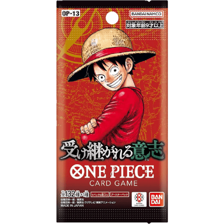 One Piece OP-13 - Carrying on His Will Japanese BOOSTER  1