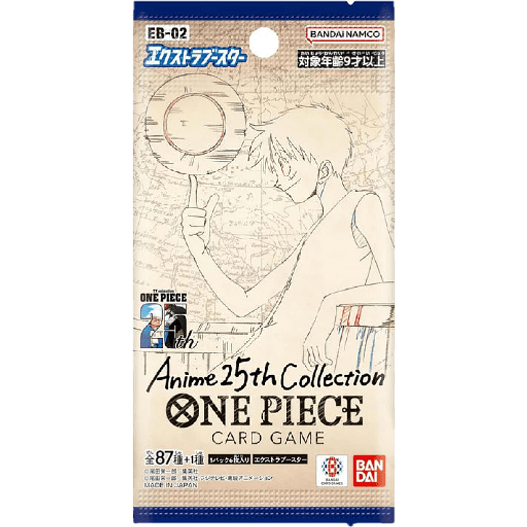 One Piece EB-02 Anime 25th Collection Japanese BOOSTER 1