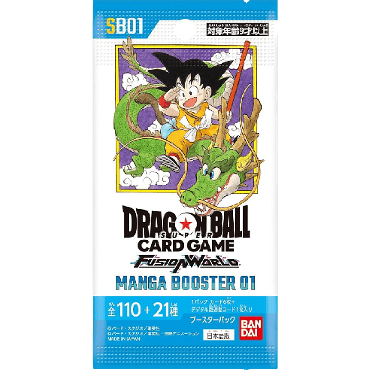 Dragon Ball SB01 Super Card Game Fusion World Manga 1