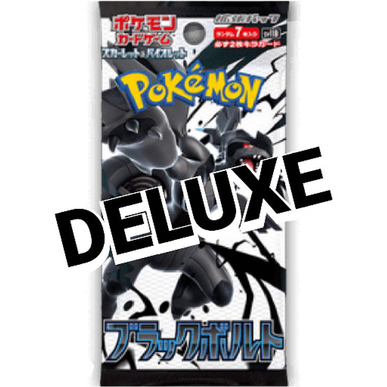 Pokemon Black Bolt Deluxe Japanese Booster 1