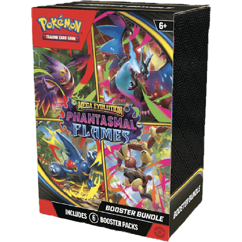 Mega Evolution: Phantasmal Flames Booster Bundle (6 Pack) (ENG)