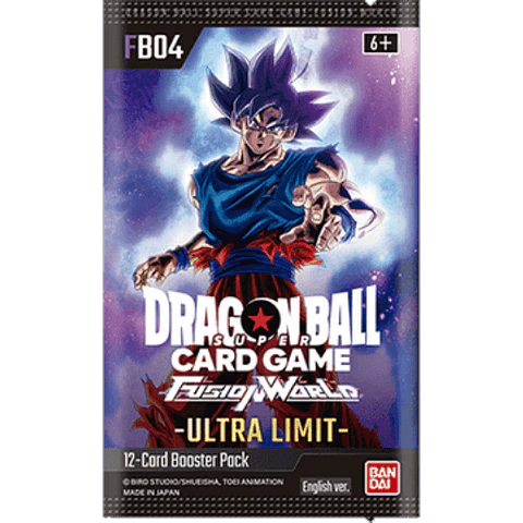 DragonBall Super Card Game - Fusion World (FB04) Ultra Limit Booster - English