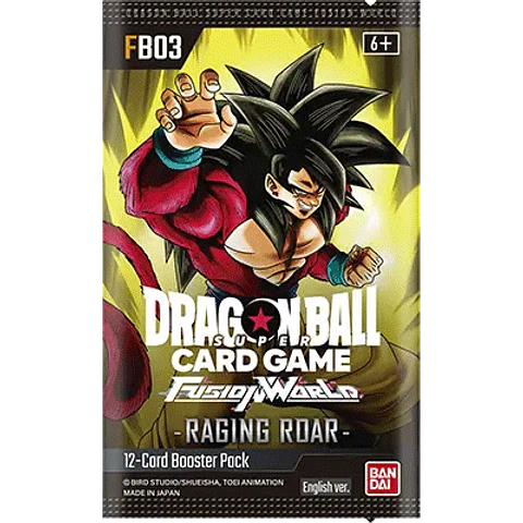 DragonBall Super Card Game - Fusion World (FB03) Raging Roar Booster - English