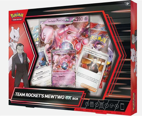 Pokemon TCG Team Rocket's Mewtwo ex Box
