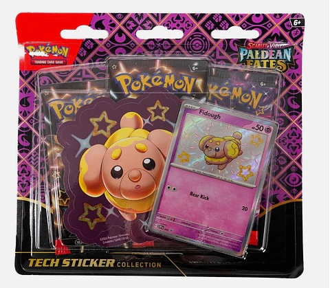 Paldean Fates: Fidough Tech Sticker Collection