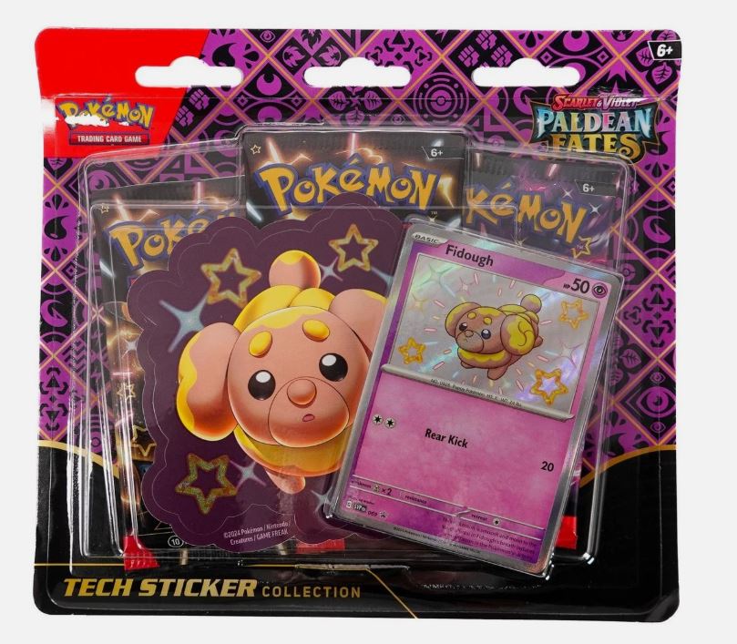 Paldean Fates: Fidough Tech Sticker Collection 1
