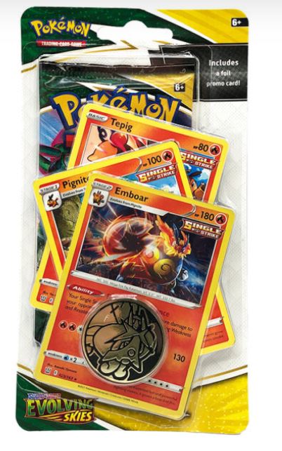 Evolving Skies: Emboar Premium Checklane Blister 1
