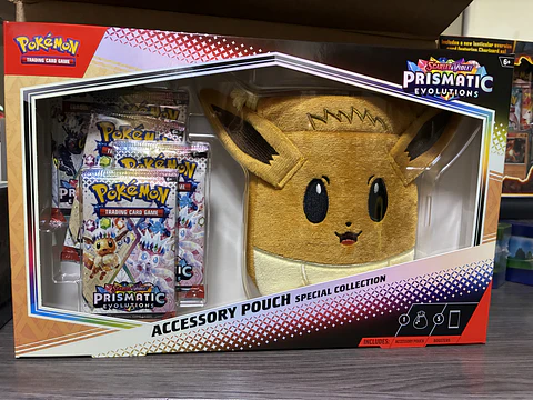 Prismatic Evolutions Accessory Pouch Special Collection Ingles