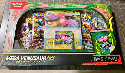 Pokémon Mega Venusaur Ex Premium Collection Ingles