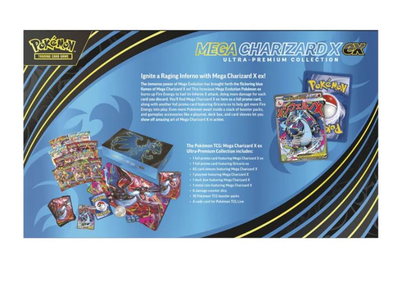 Pokemon TCG Mega Charizard X ex Ultra Premium Collection Ingles 3