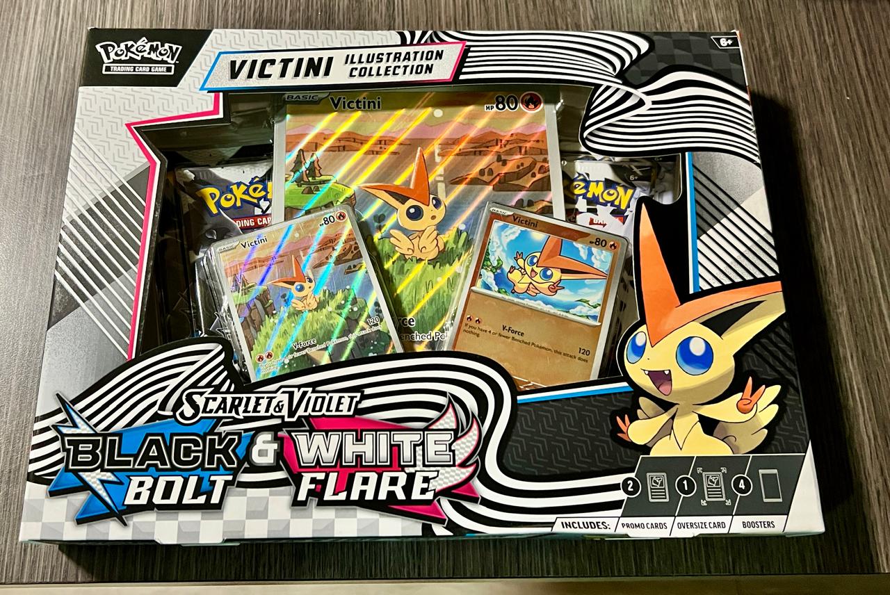 Scarlet & Violet Black Bolt & White Flare Unova Illustration Collection Victini 2
